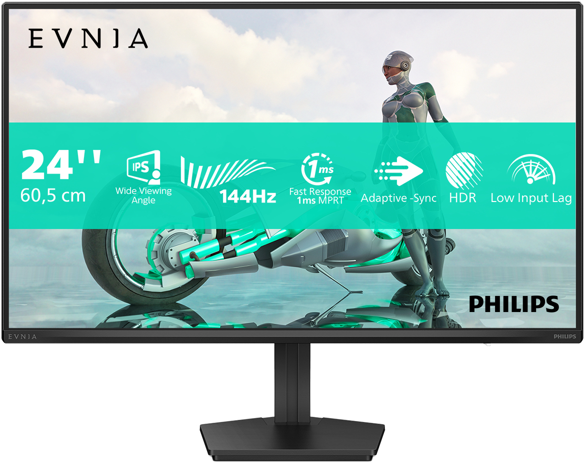 Philips IPS 24" 24M2N3200NF, HDMI, DP, 144Hz, 24M2N3200NF/00