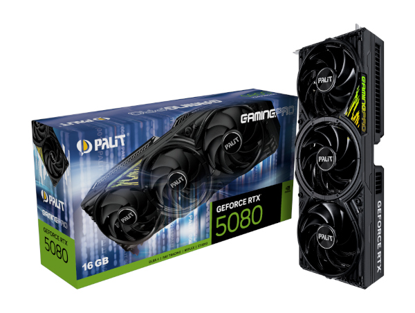 Palit RTX5080 GamingPro, 16GB GDDR7, NE75080019T2-GB2031A