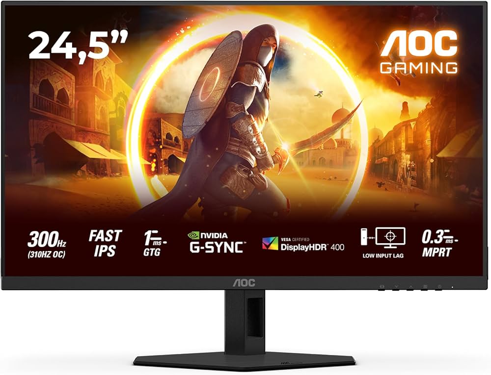 AOC 25G4SRE 24,5", 2xHDMI, DP, 300Hz, 25G4SRE