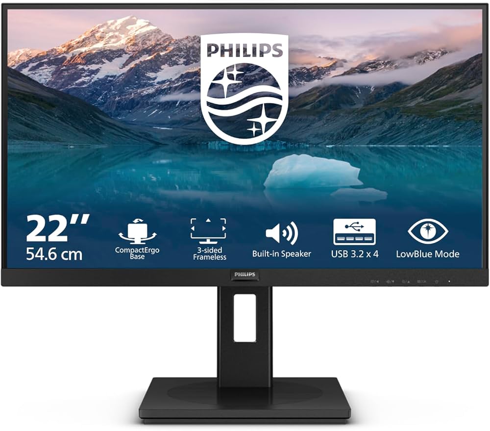 Philips 222S9JML 21,5", VGA, HDMI, DP, zvuč., USB, 222S9JML/00