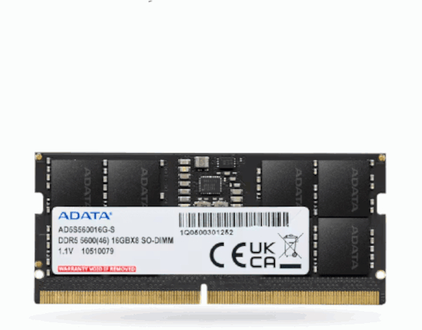 ADATA SODIMM DDR5 16GB 5600 MHz, AD5S560016G-S