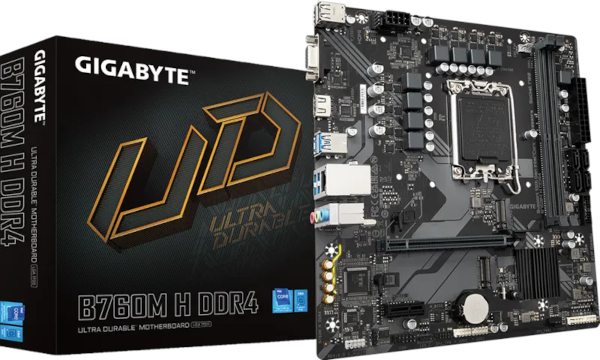 Gigabyte B760M H, DDR4, s1700, mATX, B760M H DDR4