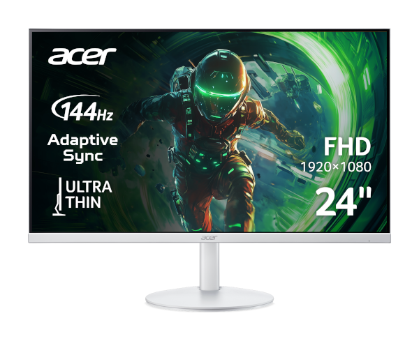 Acer SA243 23.8" IPS, 144Hz, HDMI, VGA, bijeli, UM.QS3EE.112