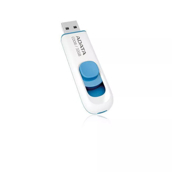 ADATA C008, 32GB, USB2.0, plavo-bijeli, AC008-32G-RWE