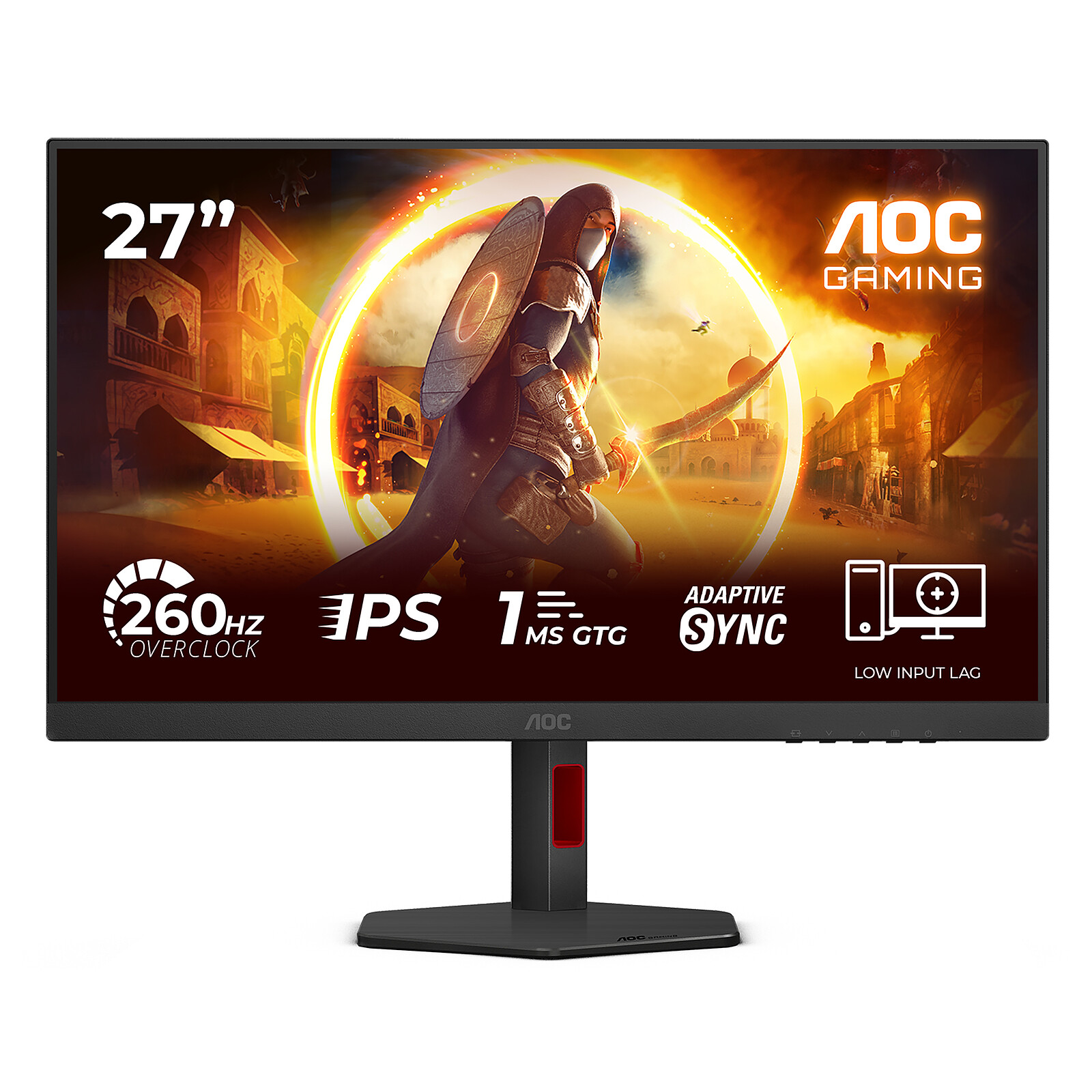 AOC 27G4ZR, 27, HDMI, DP 240Hz,HAS,zvuč, 27G4ZR