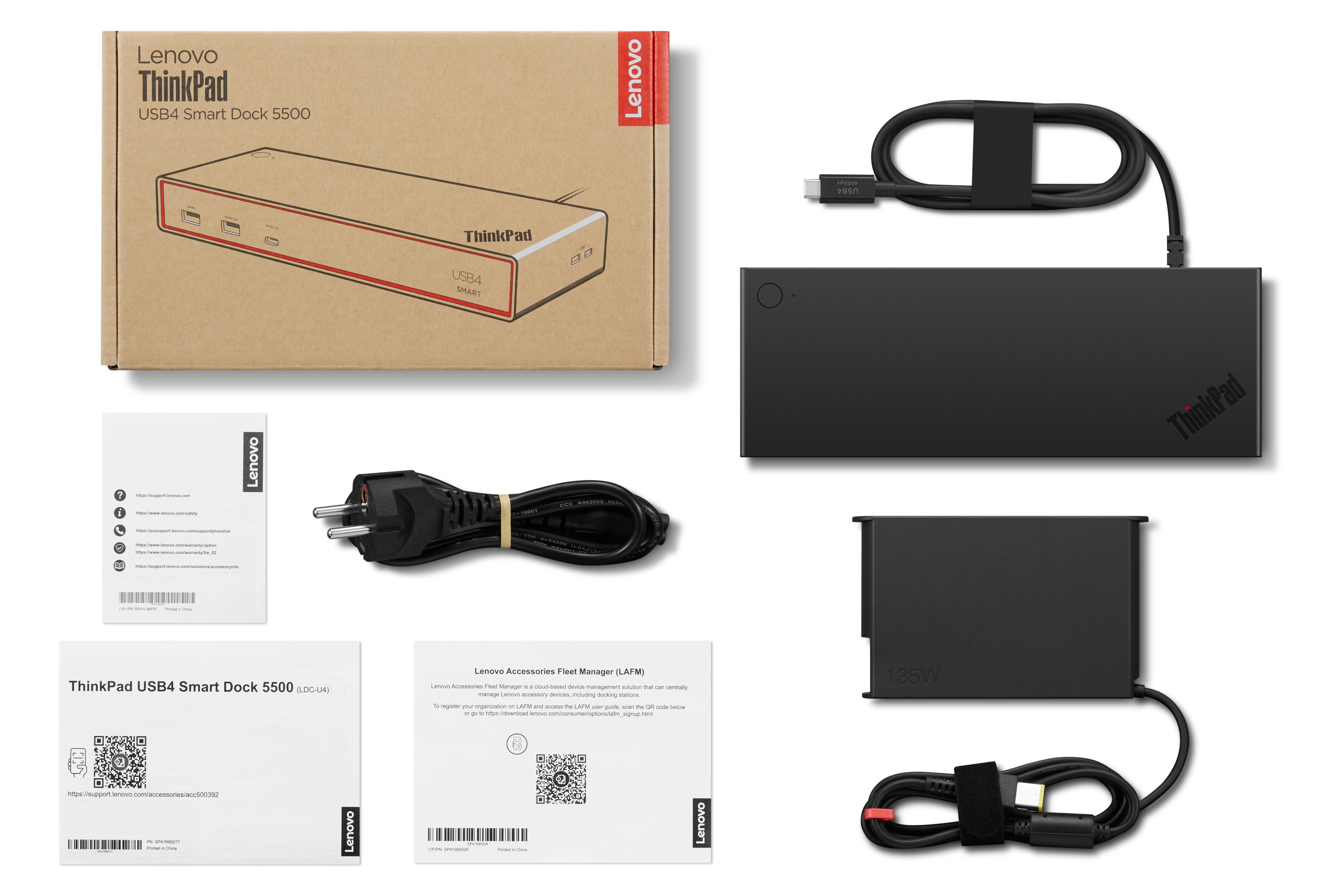 ThinkPad USB4 Smart Dock 5500 - 135W EU, 40BC0135EU