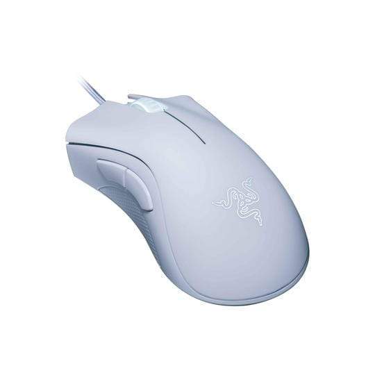 Razer DeathAdder Essential White Edition - Ergonomic Wired Gaming Mouse - FRML Packaging