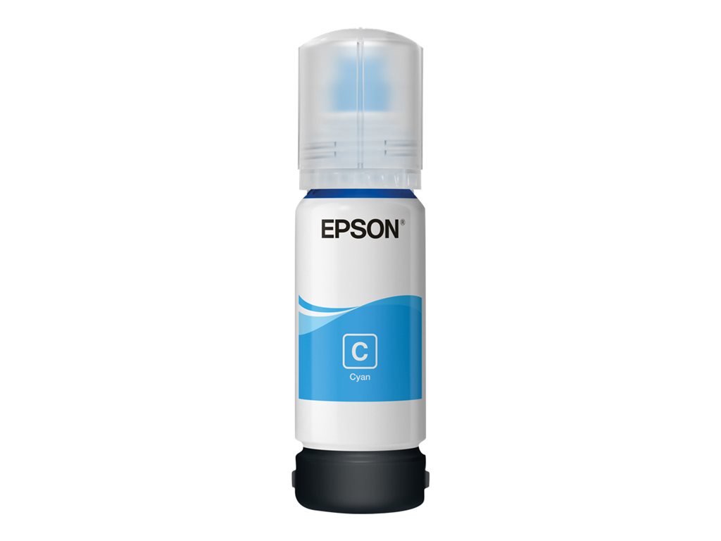 Epson Tinta 101 EcoTank Cyan ink bottle, C13T03V24A