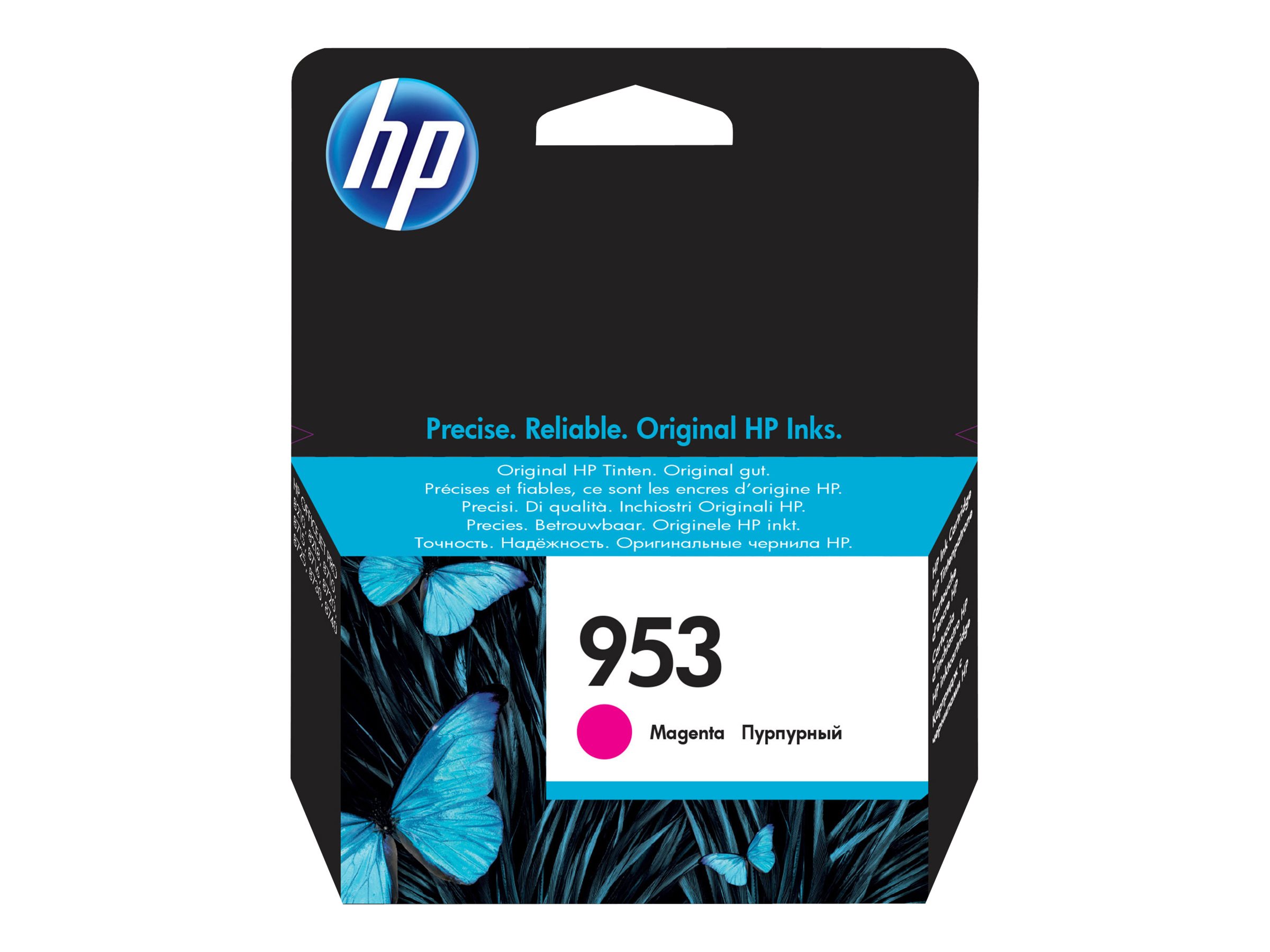 HP 953 Magenta Original Ink Cartridge, F6U13AE