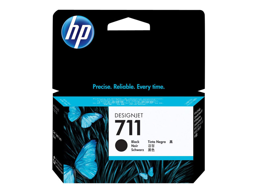HP 711 38-ml Black Ink Cartridge, CZ129A