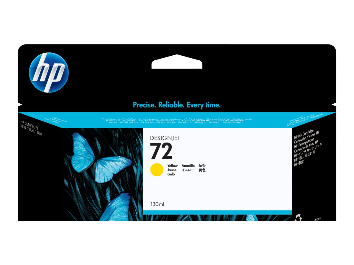 HP 72 130 ml Yellow Ink, C9373A