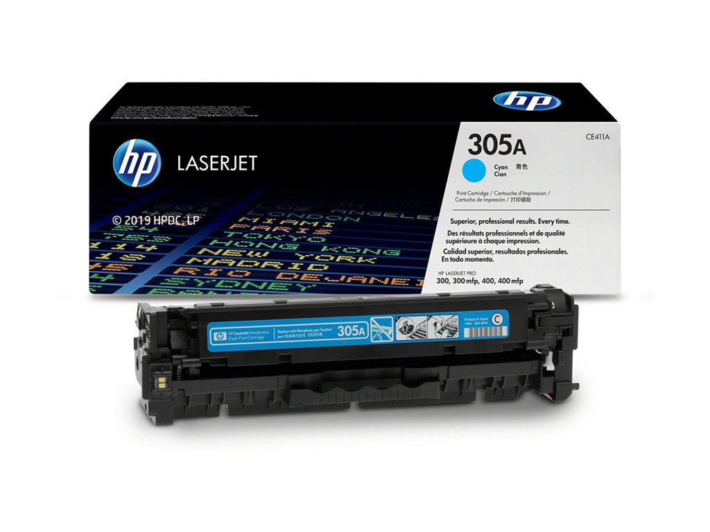 HP 305A Cyan LaserJet Toner, CE411A