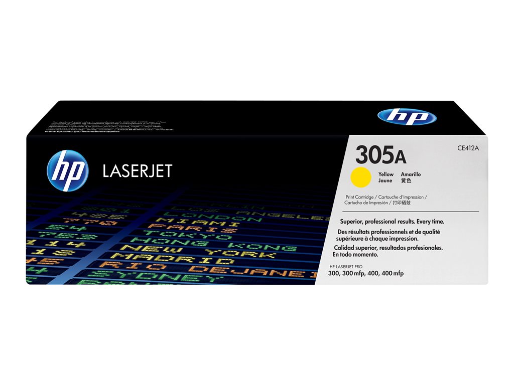 HP 305A Yellow LaserJet Toner, CE412A