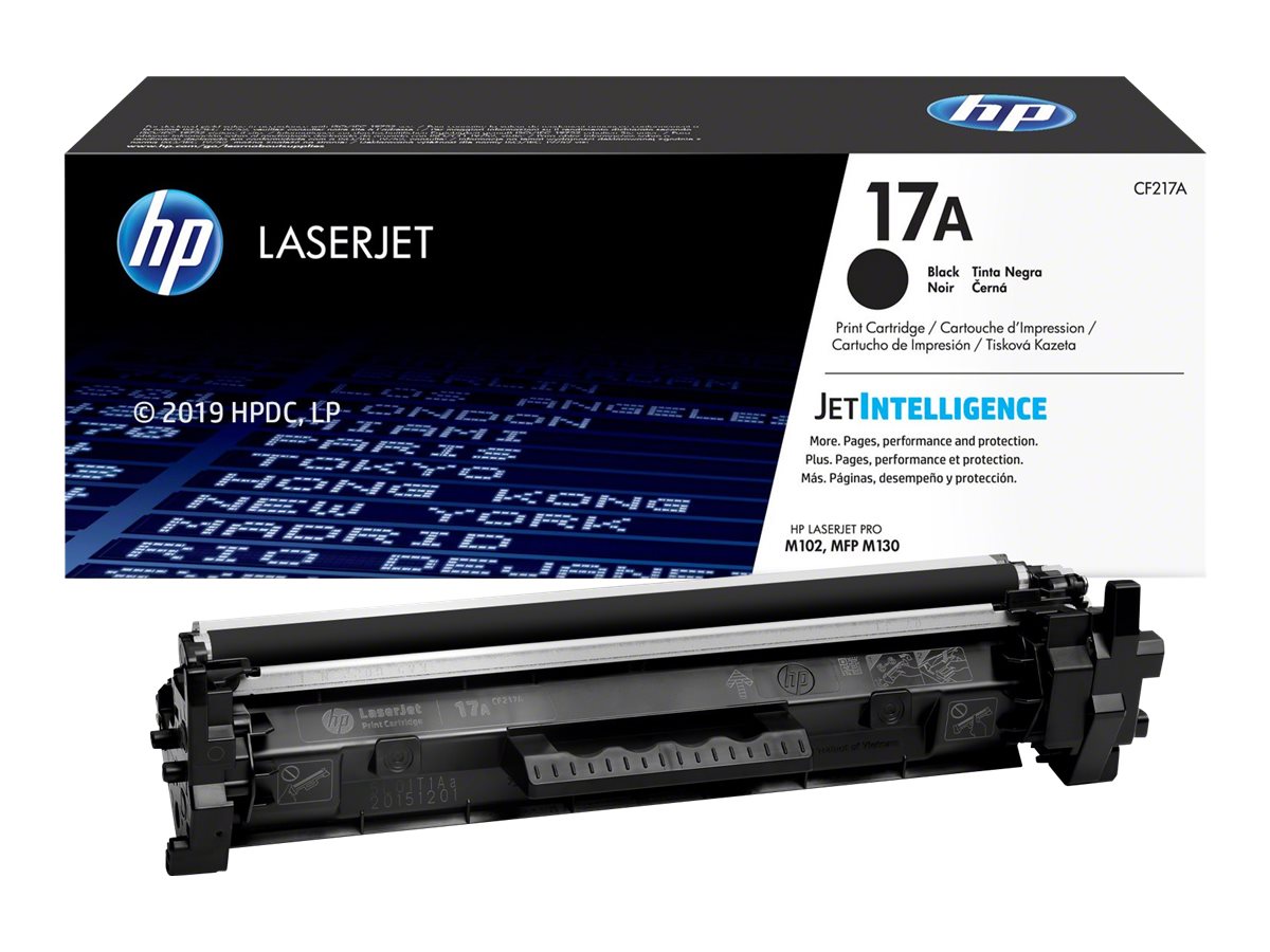 HP 17A Black  Original LaserJet Toner Cartridge, CF217A