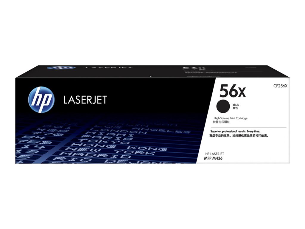 HP 56X High Yield Black Original LaserJet Toner, CF256X