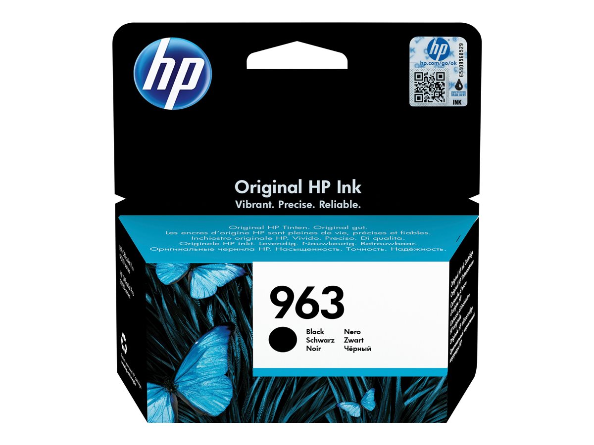 HP 963 Black Original Ink Cartridge, 3JA26AE#BGX