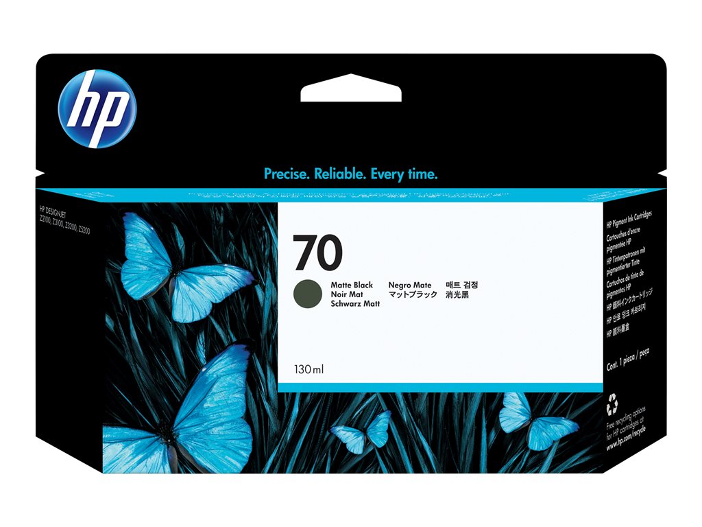 HP 70 130 ml Matte Black Ink, C9448A