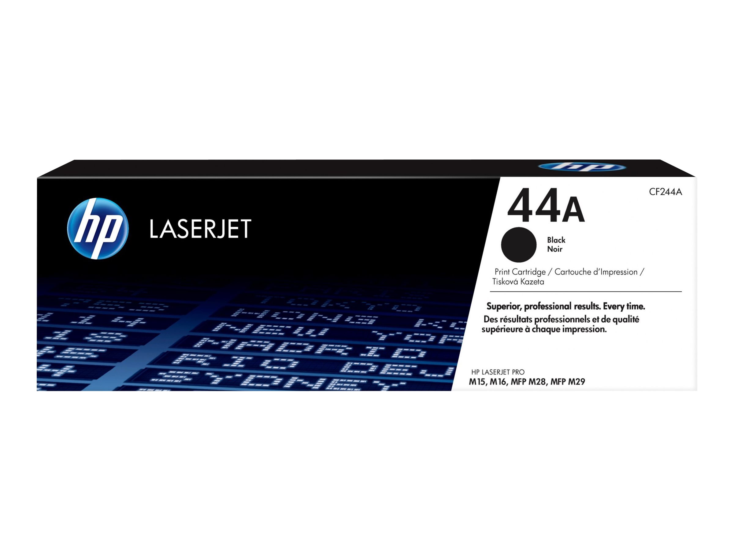 HP 44A Original LaserJet Toner Cartridge, CF244A