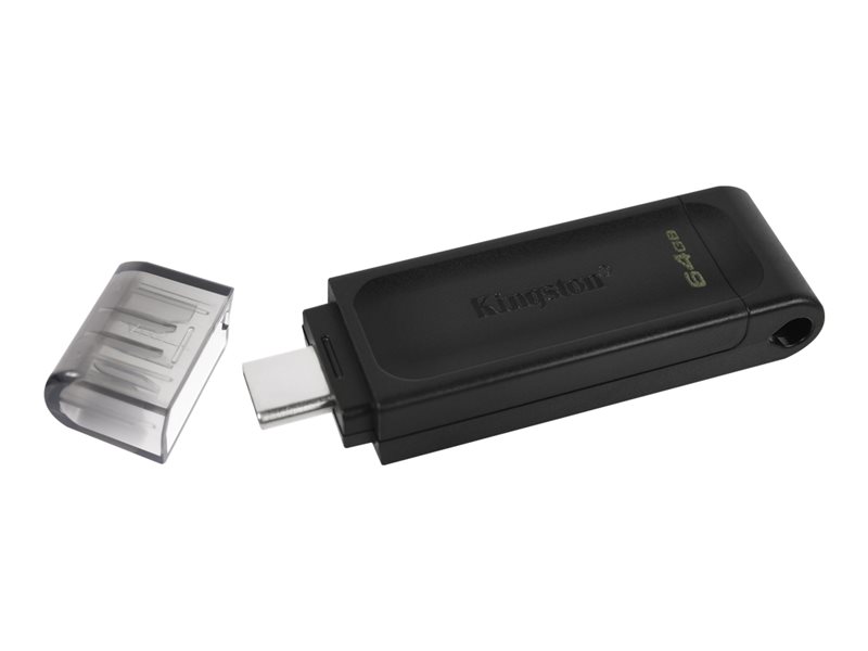 KINGSTON 64GB USB-C 3.2 Gen 1 DataTraveler 70, DT70/64GB