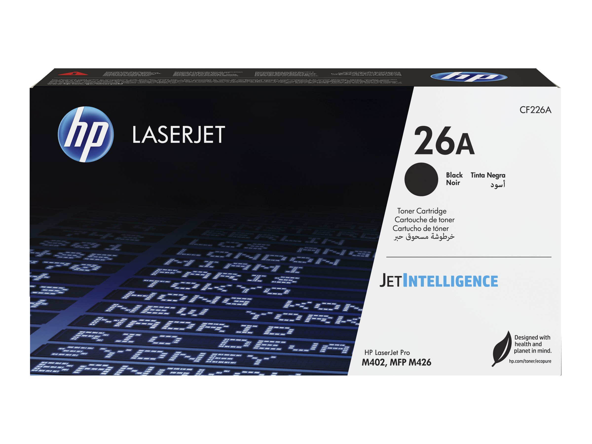 HP 26A Black Original LaserJet Toner Cartr. CF226A