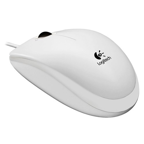 B100 Optical USB Mouse for Bus - WHITE, 910-003360