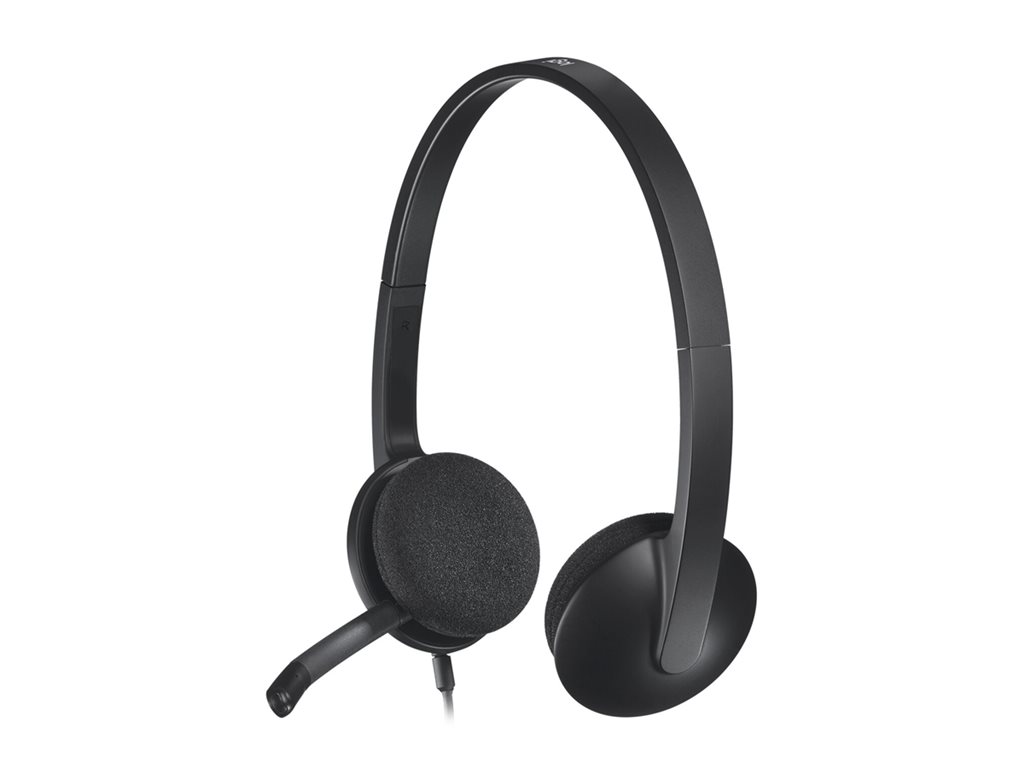 LOGI H340 USB Headset black, 981-000475