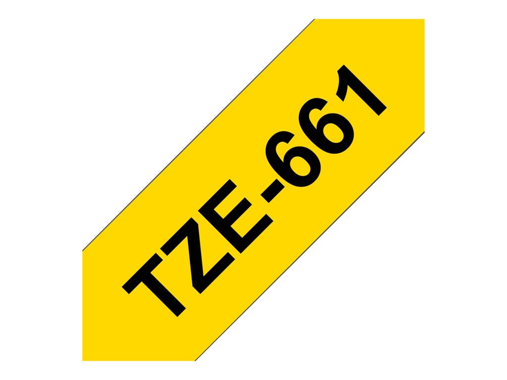BROTHER TZE661 tape black/yellow 36mm 8m, TZE661