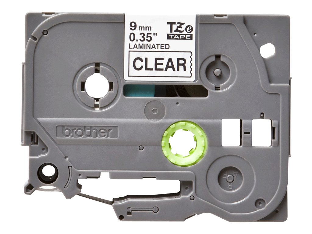 BROTHER TZE121 tape black/clear 9mm 8m, TZE121