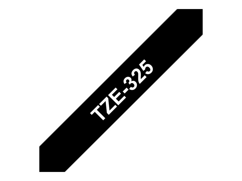 BROTHER TZE325 tape white/black 9mm 8m, TZE325