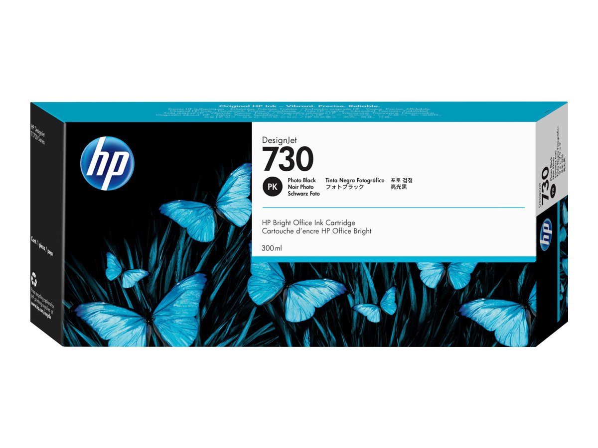 HP 730 300 ml Photo Black Ink Crtg , P2V73A