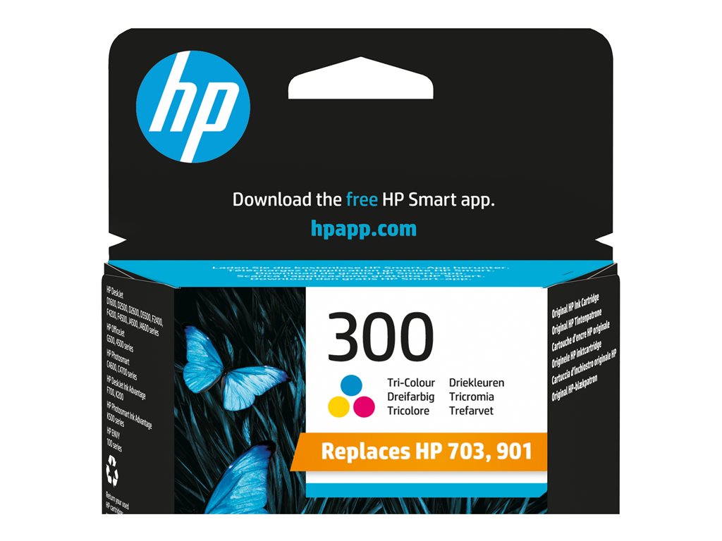 HP 300 ink color Vivera 4ml, CC643EE#UUS