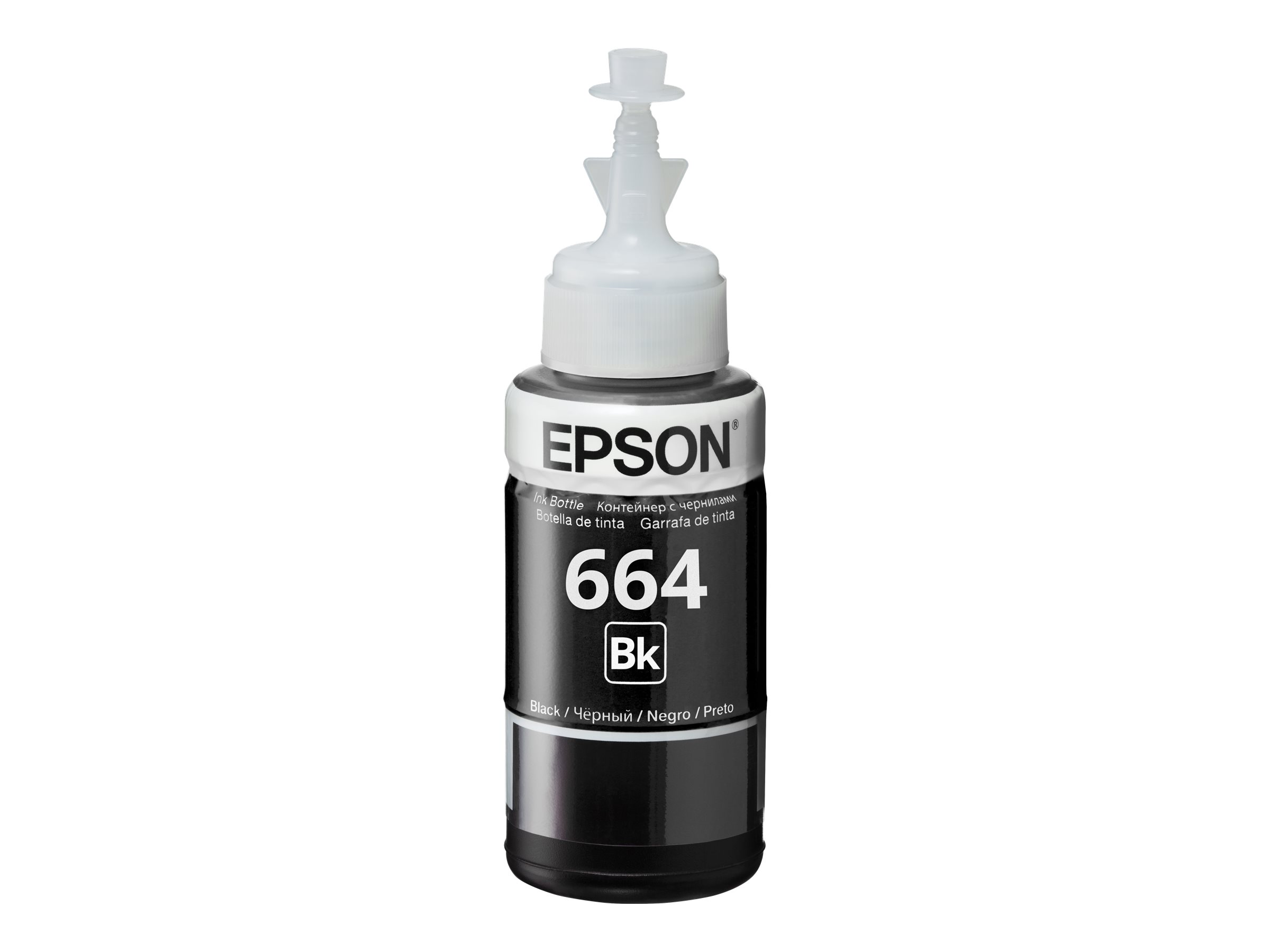 EPSON T6641 BLACK INK BOTTLE 70ML, C13T66414A