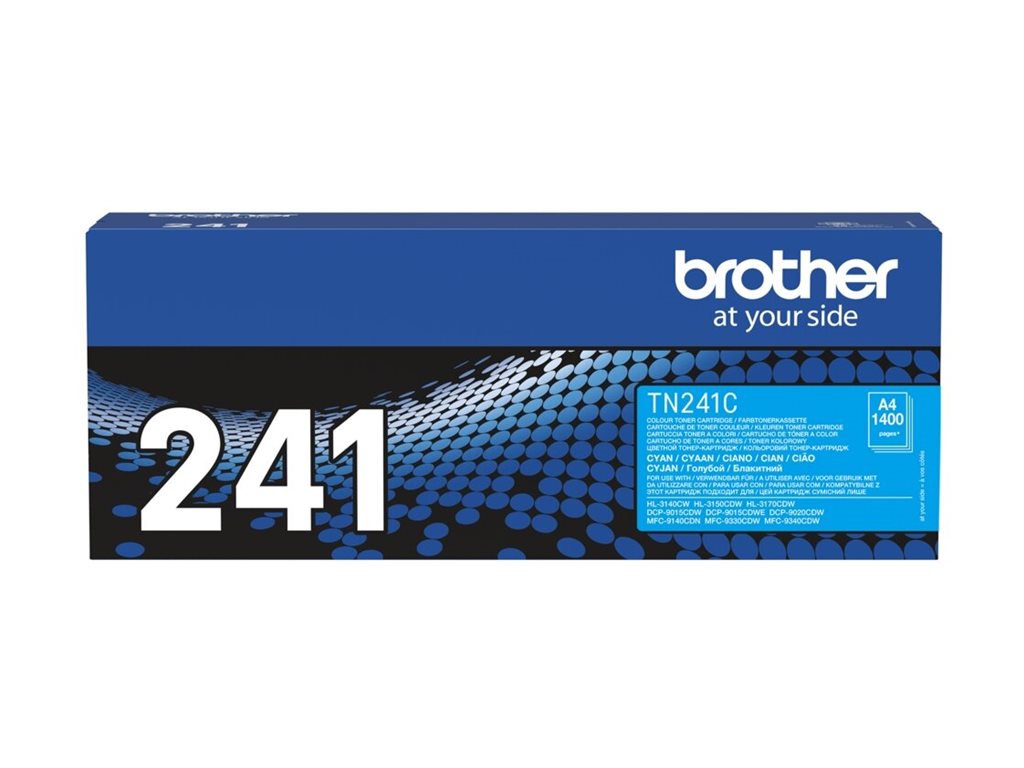BROTHER TN241C Toner cyan 1400 pages, TN241C