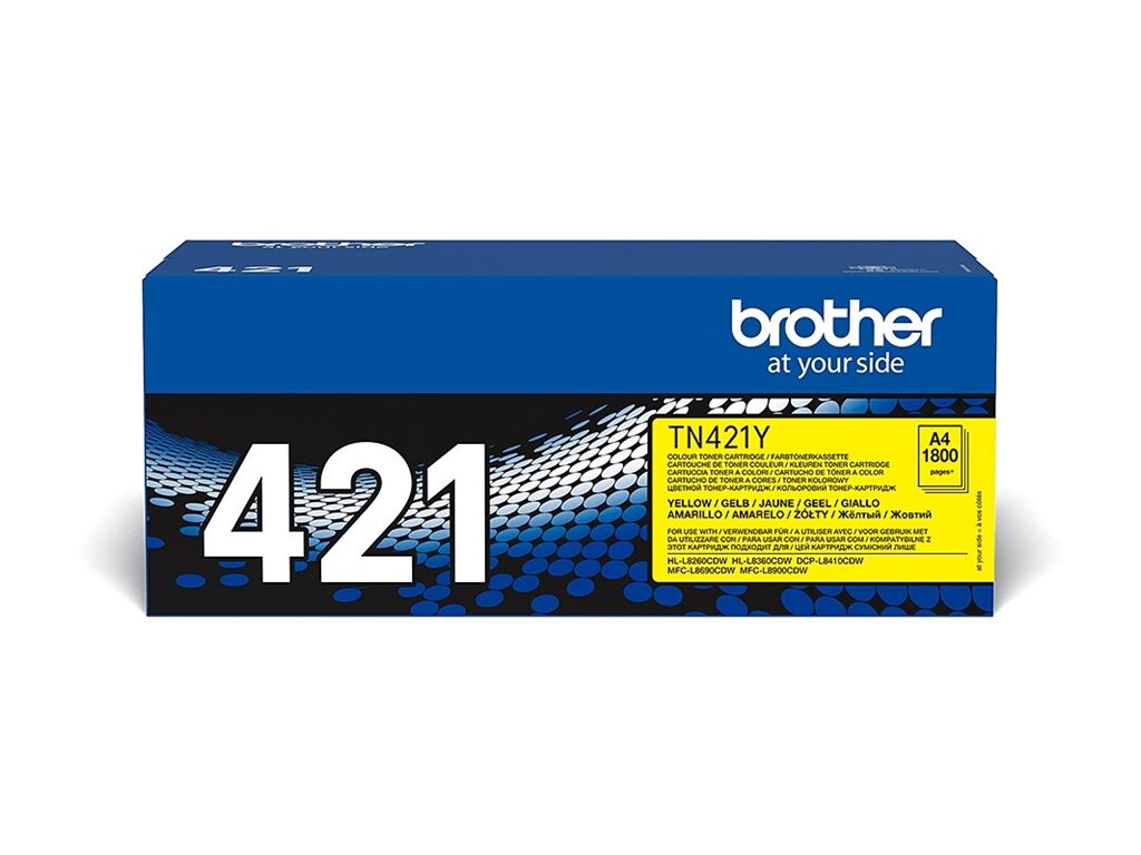 BROTHER TN421Y Toner Cartridge Yellow, TN421Y