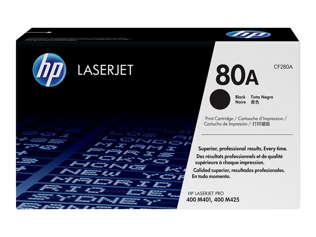 HP Toner 80A black, CF280A