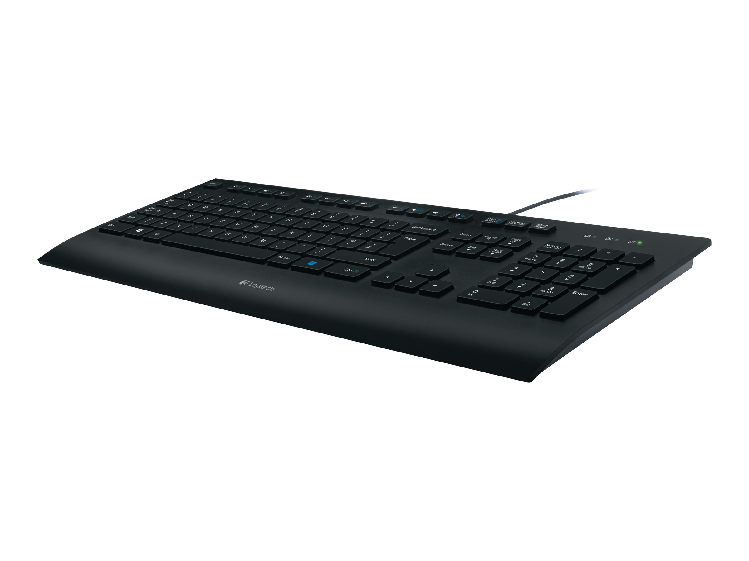 LOGI K280e corded Keyb.USB black (HR)(P), 920-005217