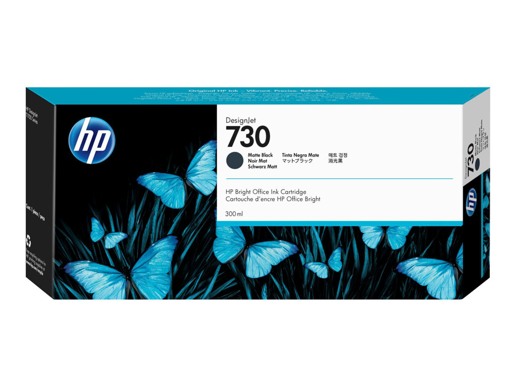 HP 730 300 ml Matte Black Ink Crtg , P2V71A