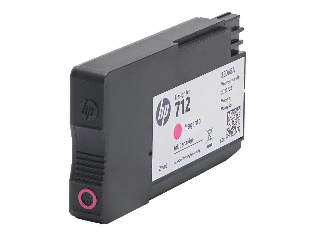HP 712 29-ml Magenta DesignJet, 3ED68A