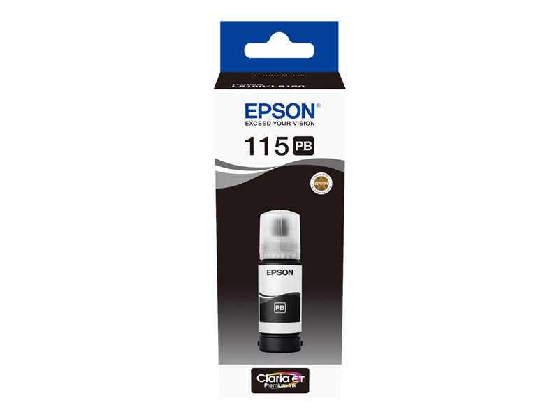 EPSON 115 EcoTank Photo Black ink bottle, C13T07D14A