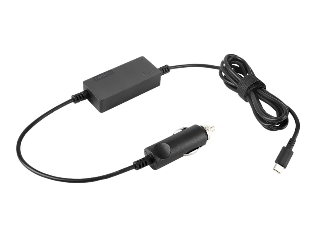 LENOVO 65W USB-C DC Travel Adapter, 40AK0065WW