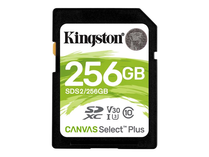 KINGSTON 256GB SDXC Canvas Select Plus, SDS2/256GB