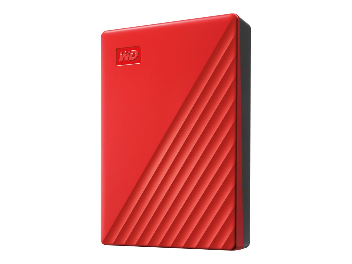 WD My Passport 4TB portable HDD Red, WDBPKJ0040BRD-WESN