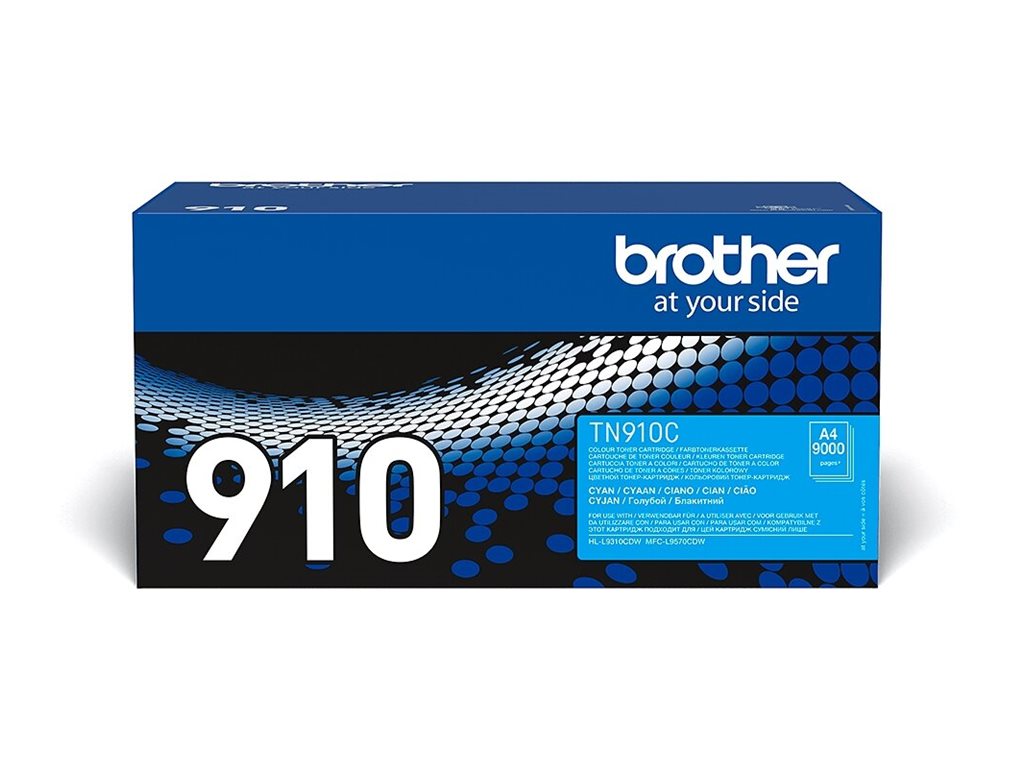 BROTHER TN910C Toner Cartridge Cyan HC, TN910C