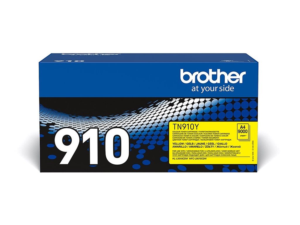 BROTHER TN910Y Toner Cartridge Yellow HC, TN910Y