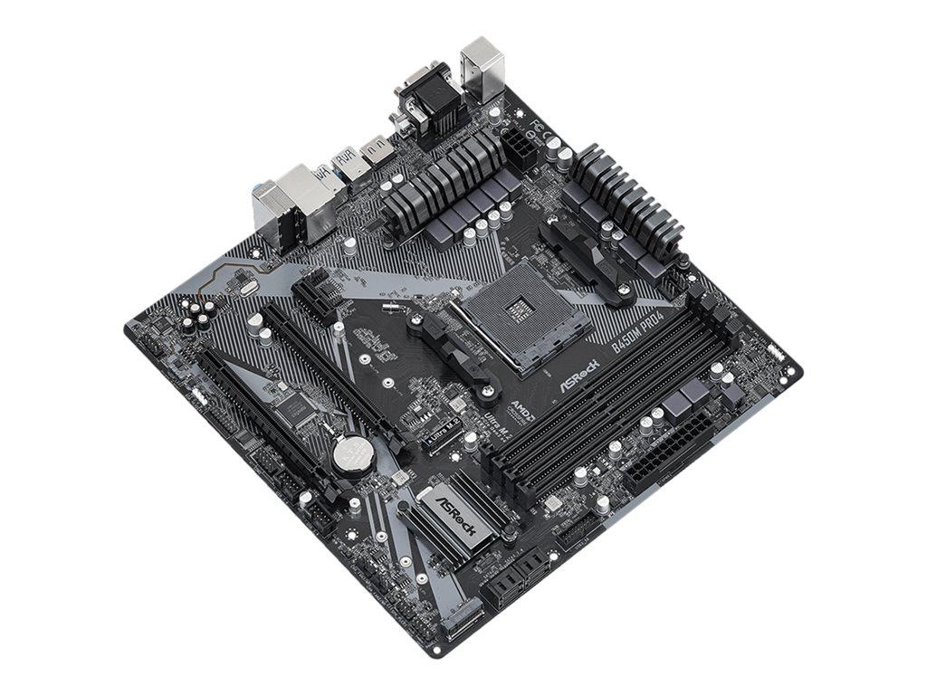 ASROCK B450M PRO4 R2.0 AM4 4xDDR4 4xSATA, B450M PRO4 R2.0