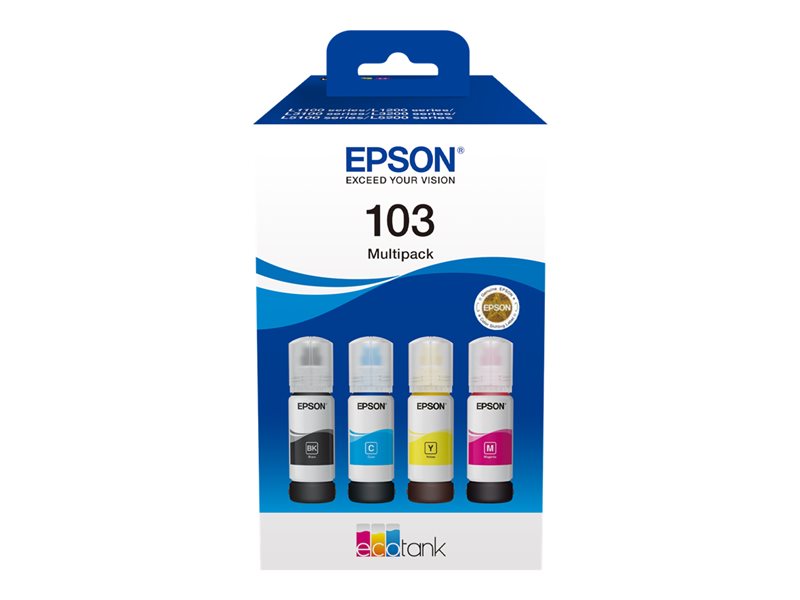 EPSON Ink Cartridge 103 4-col Multipack, C13T00S64A