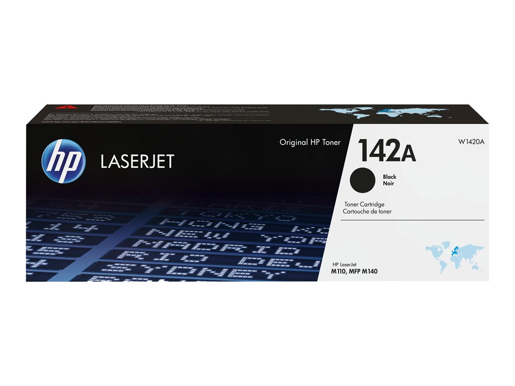 HP 142A Black Original LaserJet Toner, W1420A