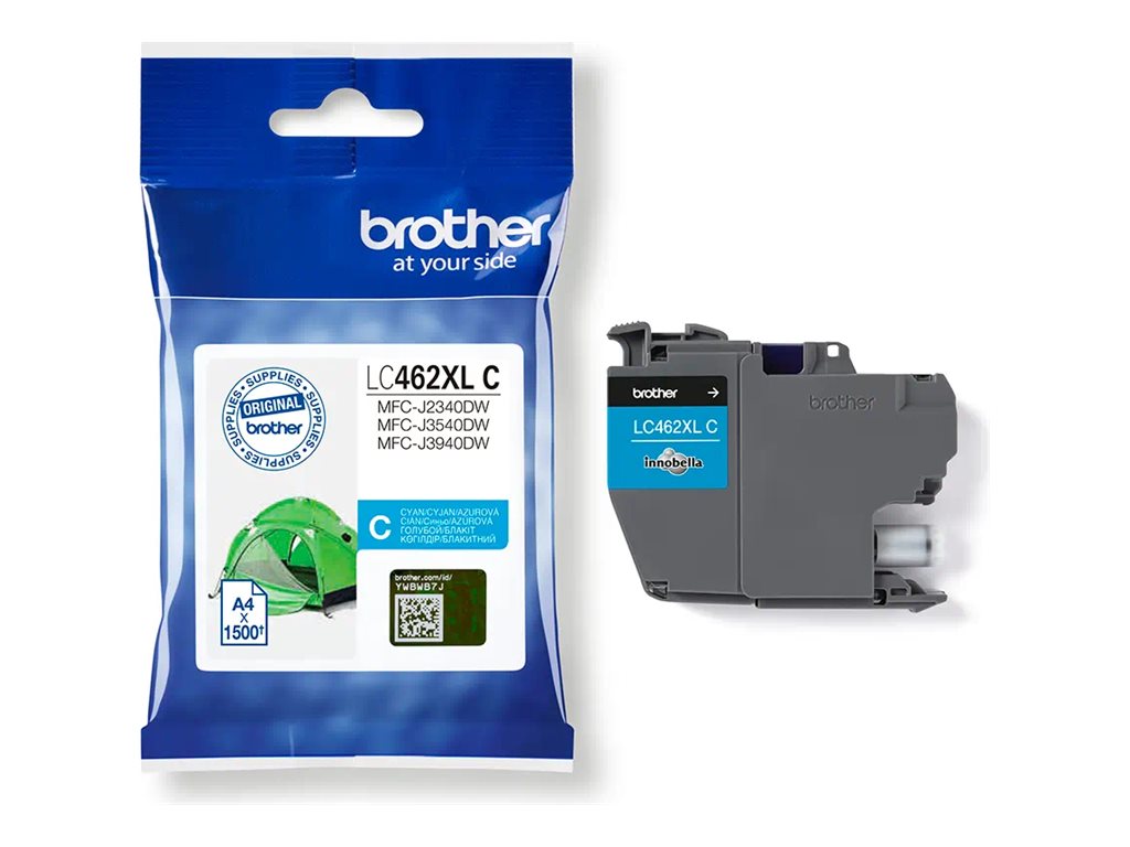 BROTHER Ink Cartridge LC-462XL Cyan, LC462XLC