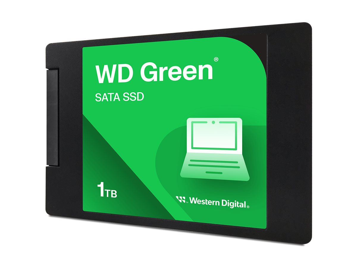 WD Green SATA 1TB SSD 2.5inch cased, WDS100T3G0A