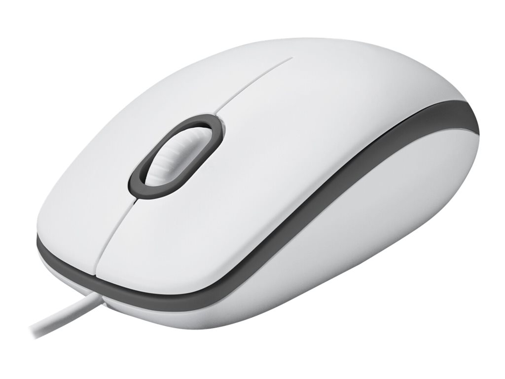 LOGI Mouse M100 - WHITE - EMEA, 910-006764